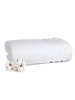 MYTRIDENT - Bath Towel, 625 GSM, Zero-Twist, Luxuriously Soft, 100% Cotton, White