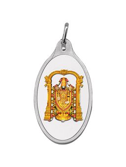 Kundan - 10.11 gm (999.9) Tirupati Balaji Silver Colour Pendant