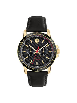 Scuderia Ferrari - Black Dial Round Analog Watch-0830451