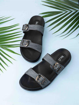 Inc.5 - Womens Black Solid Round Toe Casual Sandals