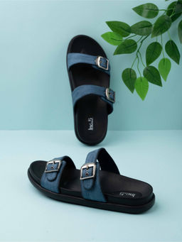 Inc.5 - Womens Blue Solid Round Toe Casual Sandals