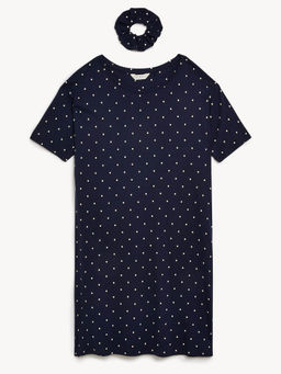 Marks & Spencer - Cotton Modal Spot Short Nightdress (Set of 2)