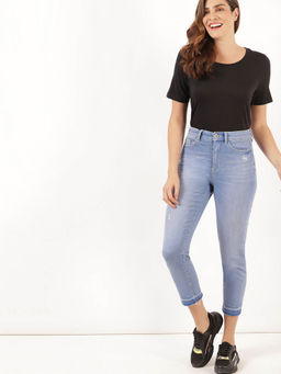 Marks & Spencer - Cotton Mix Plain Round Neck T-shirt