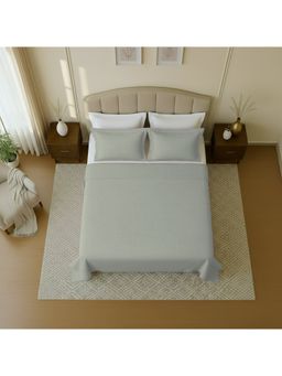 Mayfair Homes London - 100 % Cotton 144 TC Double Bedsheet Set with 2 Pillow Covers (Queen)