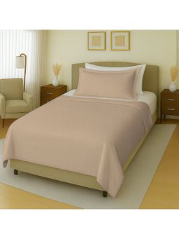 Mayfair Homes London - 100% Cotton 144 TC Premium Bedsheet with 1 Pillow Cover (Single)