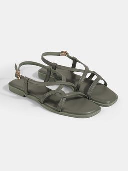 Lemon & Pepper - Green Casual Sandals