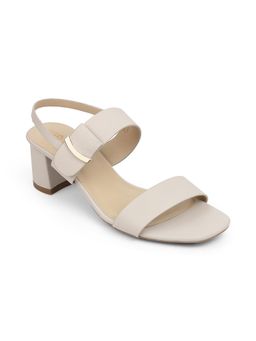 PEPPER - Ivory Casual Sandal Heels