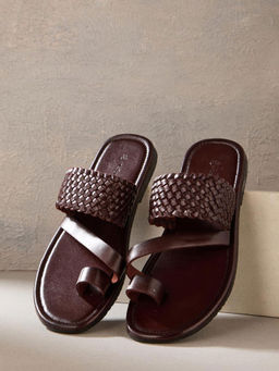 Fabindia - Brown Leather Sandal
