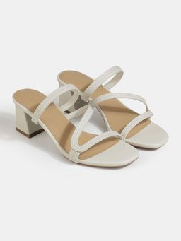 Lemon & Pepper - Offwhite Casual Sandal Heels