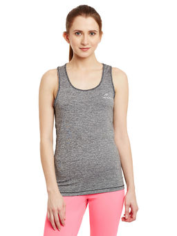 Alcis - Women Grey Self-designed Tank Top