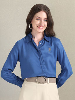 U.S. POLO ASSN. - Metallic Logo Solid Shirt