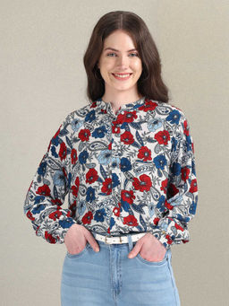 U.S. POLO ASSN. - Viscose Floral Top