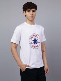Converse - Men Chuck Patch Printed White T-Shirt
