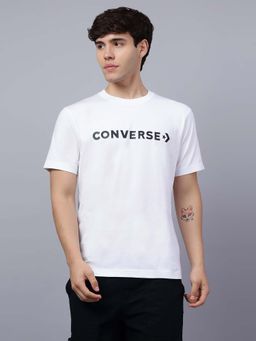 Converse - Men Brand Logo White T-Shirt