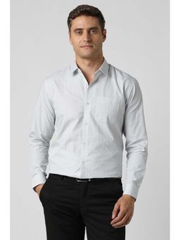 Peter England - Men White Nuvo Fit Full Sleeves Formal Shirt