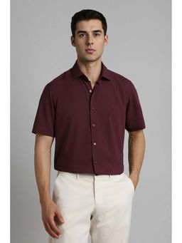 Simon Carter - Maroon Casual Shirt