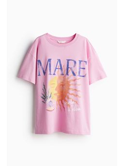 H&M - Women Pink Printed T-Shirt