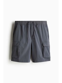 H&M - Men Grey Regular Fit Cargo Shorts