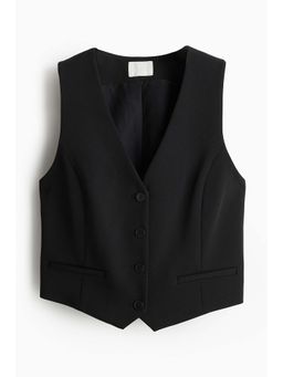 H&M - Women Black Suit Waistcoat