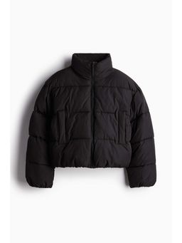 H&M - Women Black Short Puffer Jacket