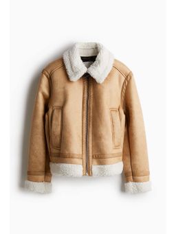 H&M - Women Beige Double-Faced Jacket