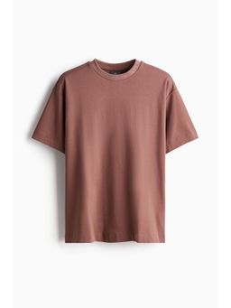 H&M - Men Beige Loose Fit T-Shirt