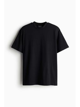 H&M - Men Black Loose Fit T-Shirt