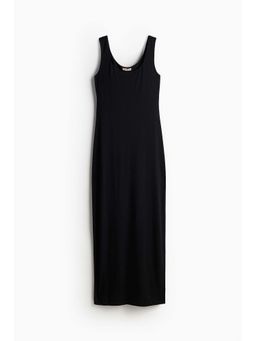 H&M - Women Black Long Jersey Dress