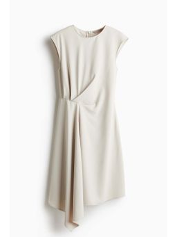 H&M - Women Beige Draped Dress