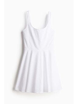 H&M - Women White Broderie Anglaise Dress