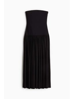 H&M - Women Black Long Bandeau Dress