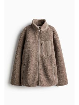 H&M - Women Beige Teddy Jacket