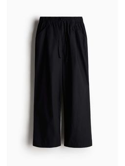 H&M - Women Black Drawstring Trouser