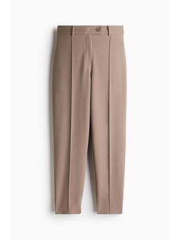 H&M - Women Beige Crease-Leg Trouser