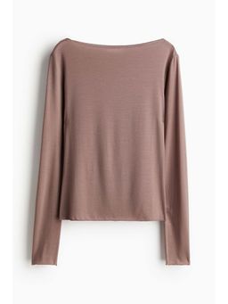 H&M - Women Pink Sheer Jersey Top