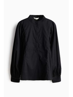 H&M - Women Black Batwing-Sleeved Shirt