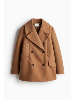 H&M - Women Beige Pea Coat