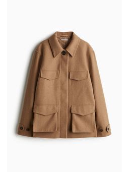 H&M - Women Beige Collared Jacket