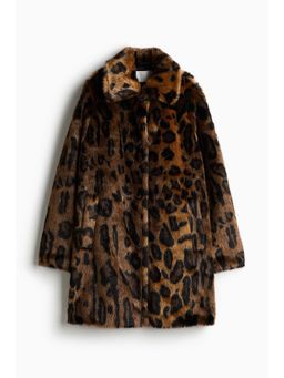 H&M - Women Beige Fluffy Coat