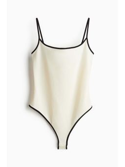 H&M - Women White Strappy Bodysuit