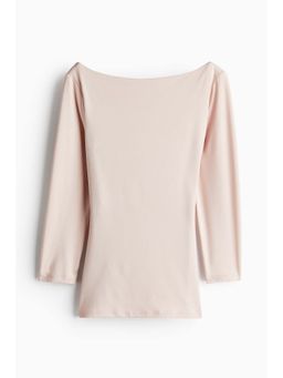 H&M - Women Pink Boat-Neck Top