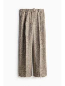 H&M - Women Beige Tailored Trouser