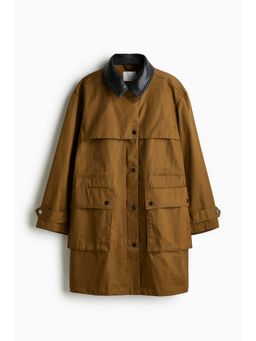 H&M - Women Brown Knee-Length Parka