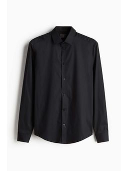 H&M - Men Black Slim Fit Shirt