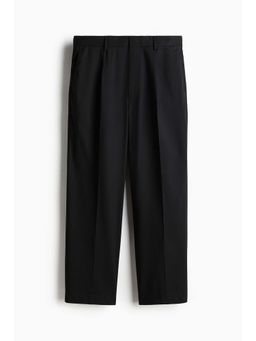 H&M - Men Black Relaxed Fit Suit Trouser