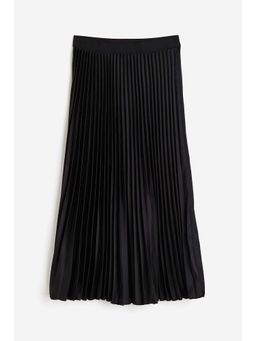 H&M - Women Black Pleated Skirt
