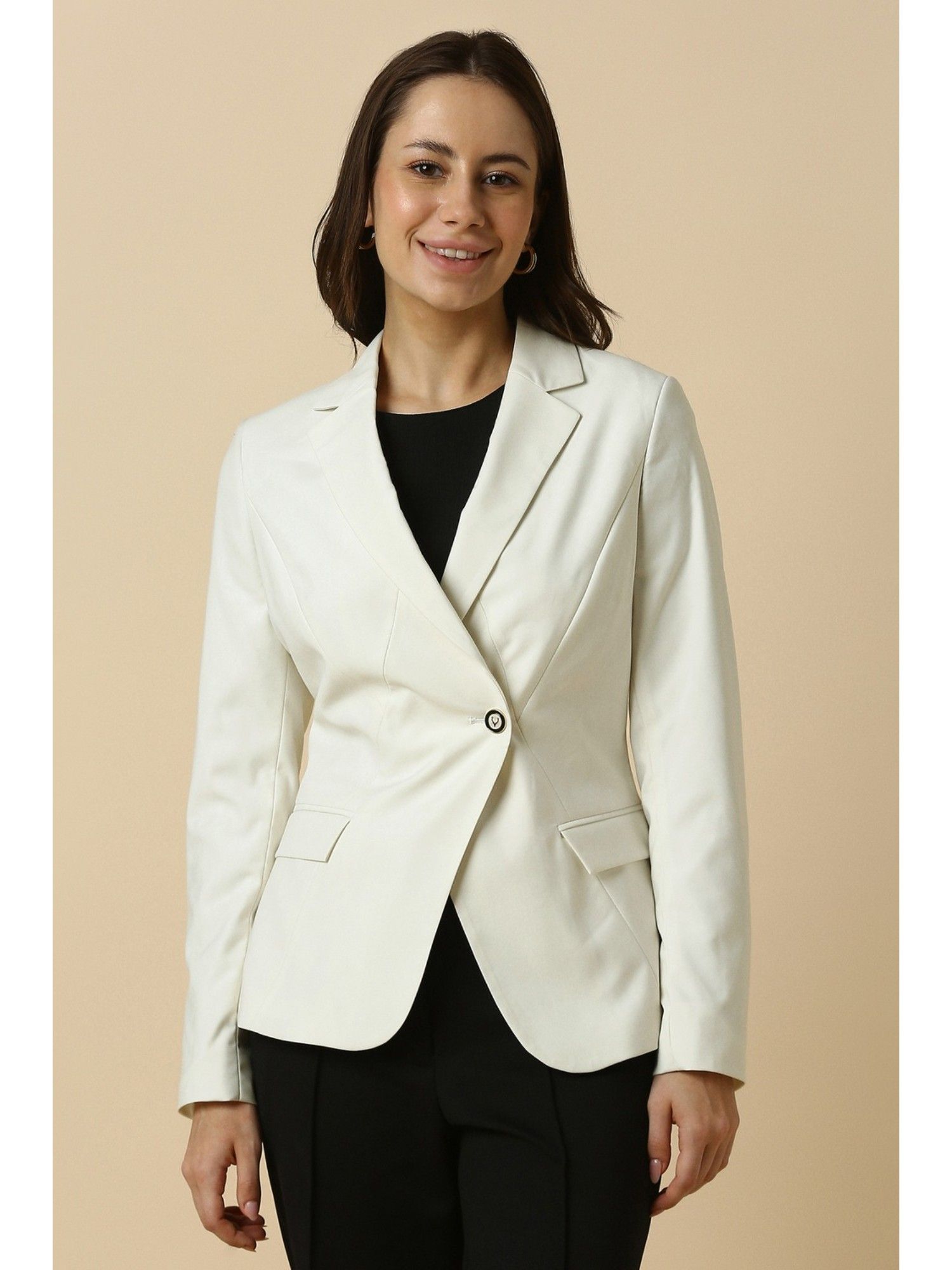 allen solly Women's White Blazer-picture-37