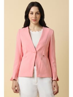 Allen Solly - Women's Pink Blazer