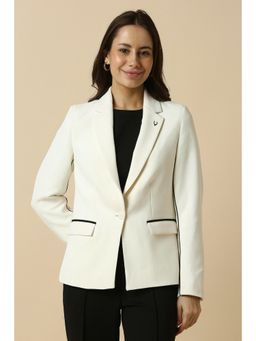 Allen Solly - Women's White Blazer