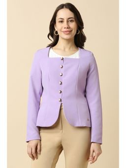 Allen Solly - Women's Lavender Blazer